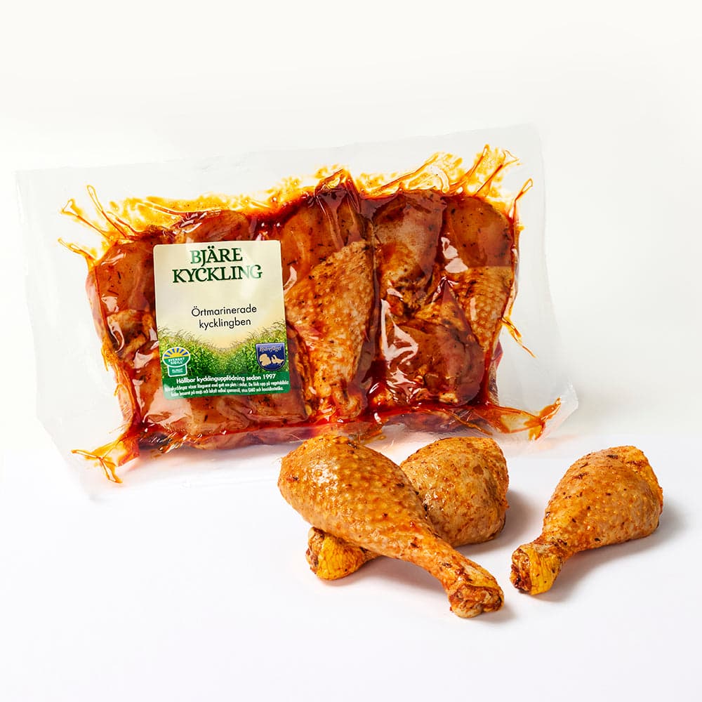 Örtmarinerade kycklingben ca 1kg - Långsamt växande kyckling