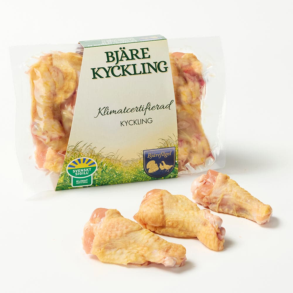 Kycklingminiklubbor, ca. 0,5kg - Långsamt växande kyckling